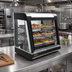 Thumbnail image #2 for Omcan 27-Inch Countertop 3-Tier Hot Food Merchandiser / Display Warmer with Glass Sides