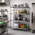 Thumbnail image #2 for Quantum Solid Stainless Steel Shelving Starter Kit, 72