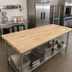 Thumbnail image #2 for BK Resources Hard Maple Flat Top Replacement Work Table Top, 96