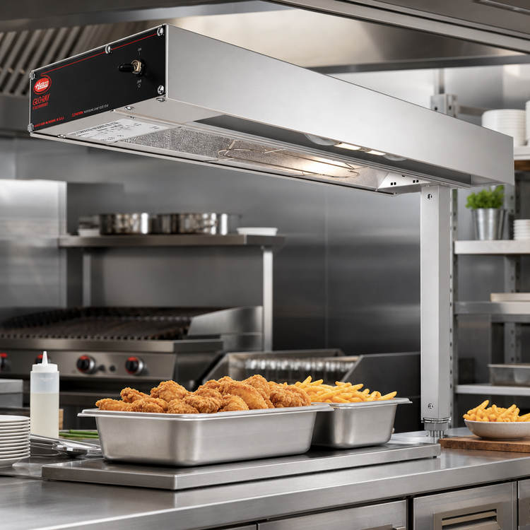 Product image #2 for Hatco Glo-Ray 24-Inch Lighted Fry Station Warmer with Metal Sheathed Elements, No Cord & Plug