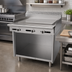 Thumbnail image #2 for Garland Cuisine 36-Inch Gas Plancha Range with 5/8-Inch Steel Plate and Open Storage Cabinet Base