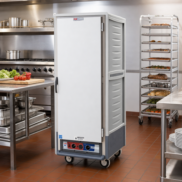 Product image #2 for Metro C5 3 Series Low-Watt Heated Holding Cabinet, Full Height, Gray Insulation Armour, Solid Door, 35 Pan Capacity