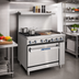 Thumbnail image #2 for Imperial Pro Series 36-Inch Gas Restaurant Range with 2 Open Burners, 24-Inch Griddle and Standard Oven