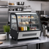 Thumbnail image #2 for BakeMax Titan Series 28-Inch Countertop Full-Service Refrigerated Display Case with Curved Front Glass