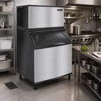 Thumbnail image #2 for Koolaire KDT1700N Remote Air-Cooled Full Dice Cube Ice Machine, 1,680 lb/24 Hr, 48-Inch Wide