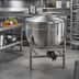 Thumbnail image #2 for Legion LS-20 20-Gallon Stationary Direct Steam Kettle, Full Jacketed