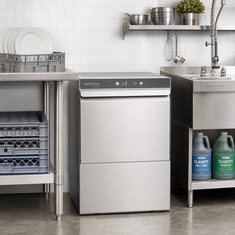 Product image #2 for Hobart Centerline CUH-1 High-Temperature Undercounter Dishwasher