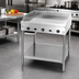 Thumbnail image #2 for Supreme JGT-2448-F 48 Inch Floor Model Gas Griddle with Thermostatic Controls