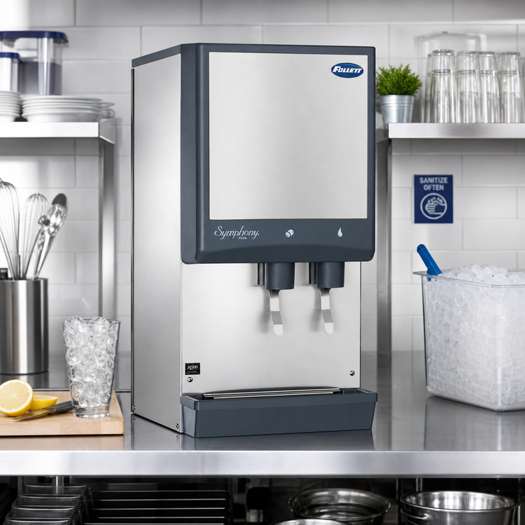 Product image #2 for Symphony Plus Countertop Ice and Water Dispenser with 425 lb. Chewblet Ice Production