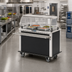 Thumbnail image #2 for Dinex Mealtime Xpress DXCMTXHR Dual Compartment Heated and Refrigerated Meal Delivery Cart