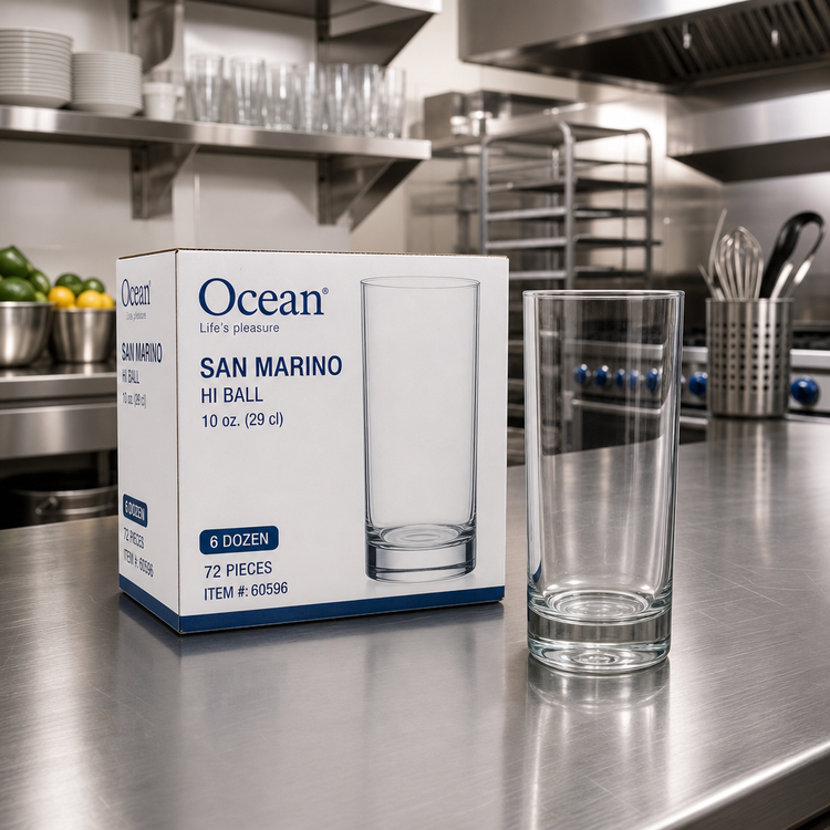 Product image #3 for Ocean San Marino 10 oz Clear Hi Ball Glass, 6 Dozen Case