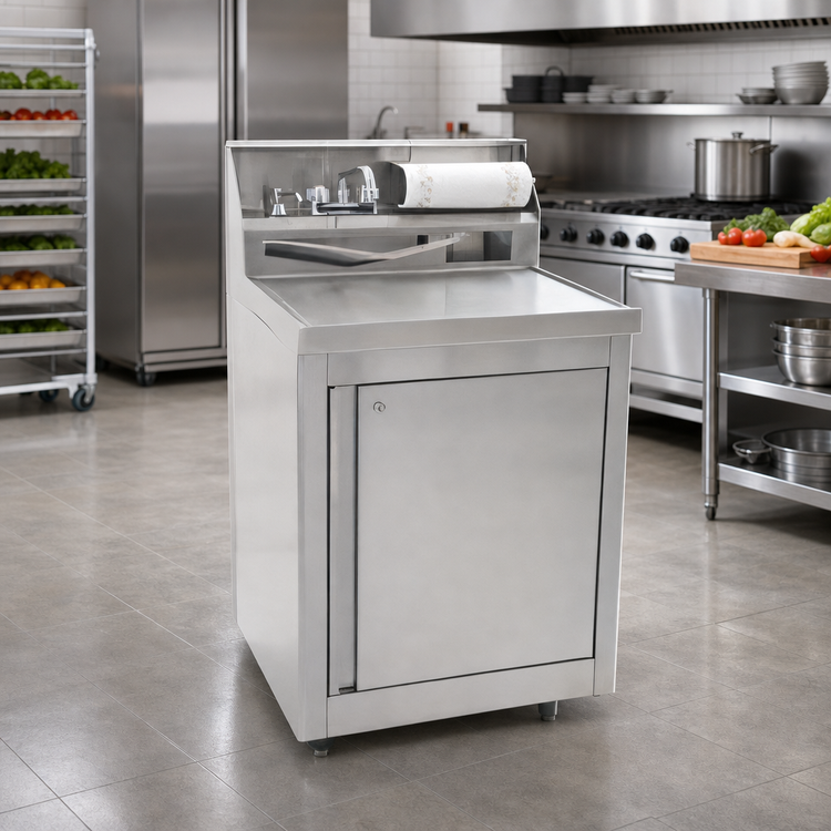 Product image #2 for Eagle Group PHS-A-H Portable Self-Contained Hand Sink with Enclosed Cabinet