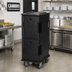 Thumbnail image #3 for Cambro Ultra Camcart Front-Loading Dual-Compartment Insulated Food Pan Carrier, Security Package, Black