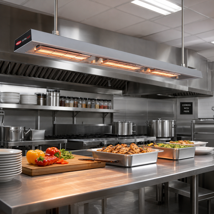 Product image #2 for Hatco Ultra-Glo 24-Inch Double Ceramic Tile Infrared Strip Heater with Aluminum Housing