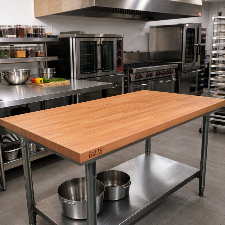 Product image #2 for Boos Block American Cherry Wood Kitchen Countertop, 72 Inches x 38 Inches x 1-1/2 Inches