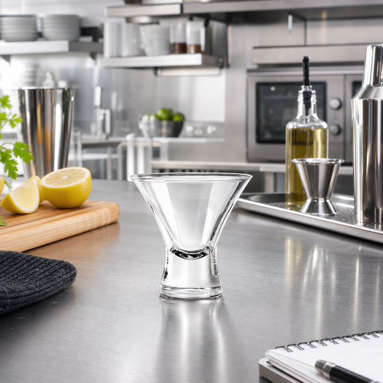 Product image #2 for Perfect Portions Mini Stemless Martini Glass, 2-1/2 oz., Clear, Weighted Base
