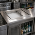 Thumbnail image #2 for Advance Tabco Bar King Drop-In Ice Bin with 7-Circuit Cold Plate and Sliding Cover, 50 lb Capacity