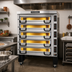 Thumbnail image #2 for PizzaMaster PM 945ED Full-Size 5-Deck Stone Hearth Electric Pizza Oven