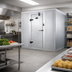 Thumbnail image #2 for AmeriKooler Outdoor Quick Ship Walk-In Freezer with Aluminum Floor and R-448A Remote Refrigeration, 5 ft 10 5/8 in W x 11 ft 9 1/4 in L x 7 ft 7 in H