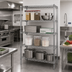 Thumbnail image #2 for Quantum Stationary 4-Shelf Wire Shelving Starter Kit, 42