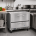 Thumbnail image #2 for Victory VUFD36HC-2 36-Inch Undercounter Drawer Freezer, 2 Drawers, 8.69 Cu. Ft.