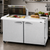 Thumbnail image #3 for Turbo Air PRO Series 60-1/4 Inch 2-Section Sandwich/Salad Mega Prep Table with Work Station, 12-Pan Top, Rear-Mounted Self-Contained Refrigeration