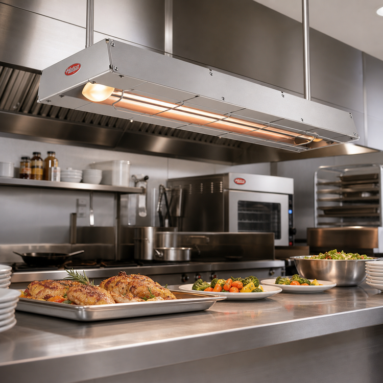 Product image #2 for Hatco Glo-Ray 30-Inch Lighted Infrared Strip Heater, Aluminum, 945W