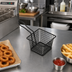 Thumbnail image #2 for American Metalcraft Mini Square Stainless Steel Fry Basket with 3-3/4-Inch Handle