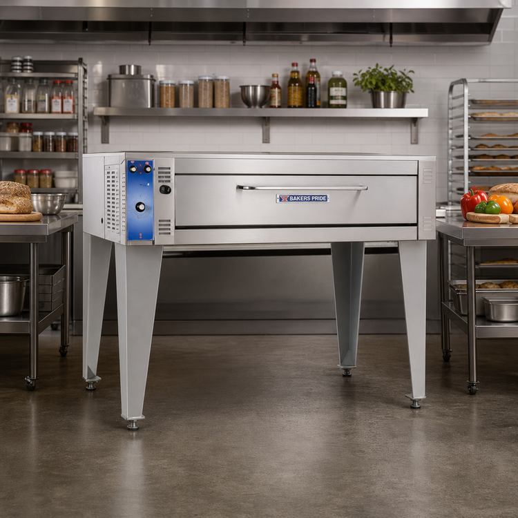 Product image #2 for Bakers Pride Super Deck Series Single Deck Electric Bake/Roast Deck Oven, 57" W x 36" D x 12" H Cavity