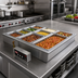Thumbnail image #2 for Hatco HWBI43-4D Drop-In Modular/Ganged Heated Well, 4-Pan 4/3-Size Capacity, with Drain