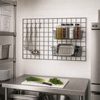 Thumbnail image #2 for Metro SmartWall WG3048K4 Wall-Mounted Wire Grid, 48 x 30 Inch, Gray Epoxy-Coated Steel with Antimicrobial Protection