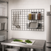 Thumbnail image #2 for Metro SmartWall 48 x 30 Inch Wall-Mounted Wire Grid, Metroseal Gray with Microban