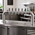 Thumbnail image #2 for Perlick 2-Column Pass-Thru Glycol-Cooled Countertop 6-Faucet Brew Pipe Draft Beer Tower