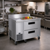 Thumbnail image #2 for Hoshizaki Steelheart One-Section 46-Inch Worktop Refrigerator with Two Drawers