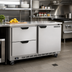 Thumbnail image #2 for Beverage Air 48-Inch Two-Section Undercounter Freezer With 2 Drawers and 1 Solid Door