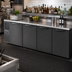 Thumbnail image #2 for True Premier Bar 108-Inch Four-Door Left-Side Self-Contained Refrigerated Back Bar Cooler