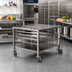Thumbnail image #1 for Alto-Shaam Stainless Steel Open Base Equipment Stand with Casters for VMC-F3