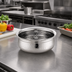 Thumbnail image #2 for American Metalcraft 38 oz Round Stainless Steel Hammered Finish Bowl