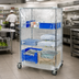 Thumbnail image #2 for Quantum 10-Gauge Clear Vinyl Wire Cart Cover for 24 x 36 x 63 Inch Carts with Zipper Flap