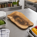 Thumbnail image #2 for American Metalcraft Naturals Organic Free-Form Melamine Platter, Olive Wood Pattern, 17-3/8 x 9-7/8 Inch