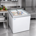 Thumbnail image #3 for Excellence Commercial Products Dual Temp Chest Refrigerator/Freezer with 2 Sliding Glass Doors, 7.4 Cu. Ft., White