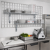 Thumbnail image #2 for WalStor 48 Inch x 18 Inch Wall Grid Shelf for Modular Wall System, Chrome Finish