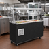 Thumbnail image #2 for Vollrath 2-Series Affordable Portable Refrigerated 4-Pan Cold Food Buffet Station with Granite Wrapper and Breath Guard