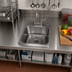 Thumbnail image #2 for BK Resources Deep Drawn Single Compartment Drop-In Sink with 4