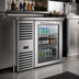 Thumbnail image #2 for True 36-Inch One-Section Refrigerated Back Bar Cooler with Side-Mounted Self-Contained Refrigeration and Glass Door