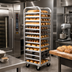 Thumbnail image #2 for Adamatic Roll-In Oven Rack, A-Style Lift, Double Side Load, 24-Pan Capacity