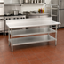 Thumbnail image #2 for Eagle Group 96 Inch x 24 Inch Adjustable Galvanized Work Table Undershelf