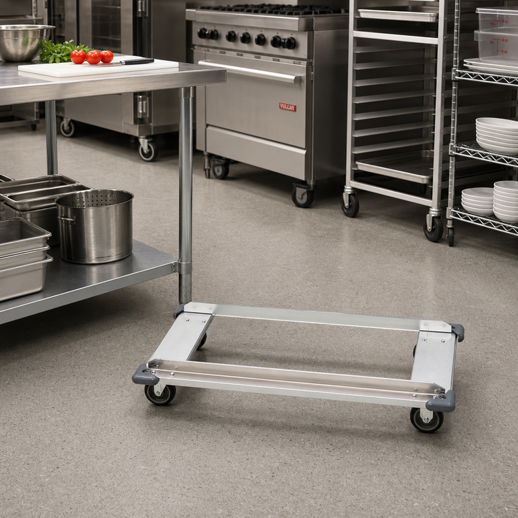 Product image #2 for Quantum Stainless Steel Dolly Frame, 36 x 24 Inches, Casters Not Included