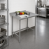 Thumbnail image #2 for Advance Tabco TFMS-240 Corner Stainless Steel Work Table, 30 x 24 Inches, 16 Gauge 304 Stainless Steel Top, 1-1/2 Inch Rear Up-Turn