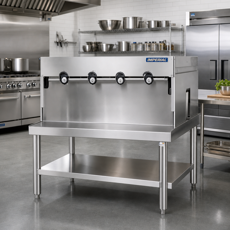 Product image #2 for 60-Inch Stainless Steel Equipment Stand with Undershelf for ICB-6027